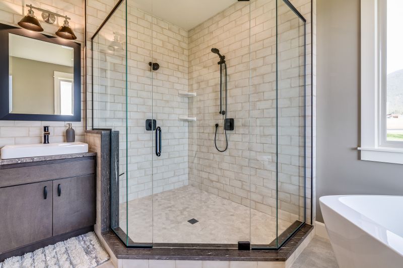 Walk-in Showers with Glass Enclosures